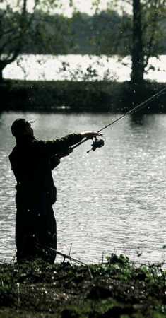 Angler on river
